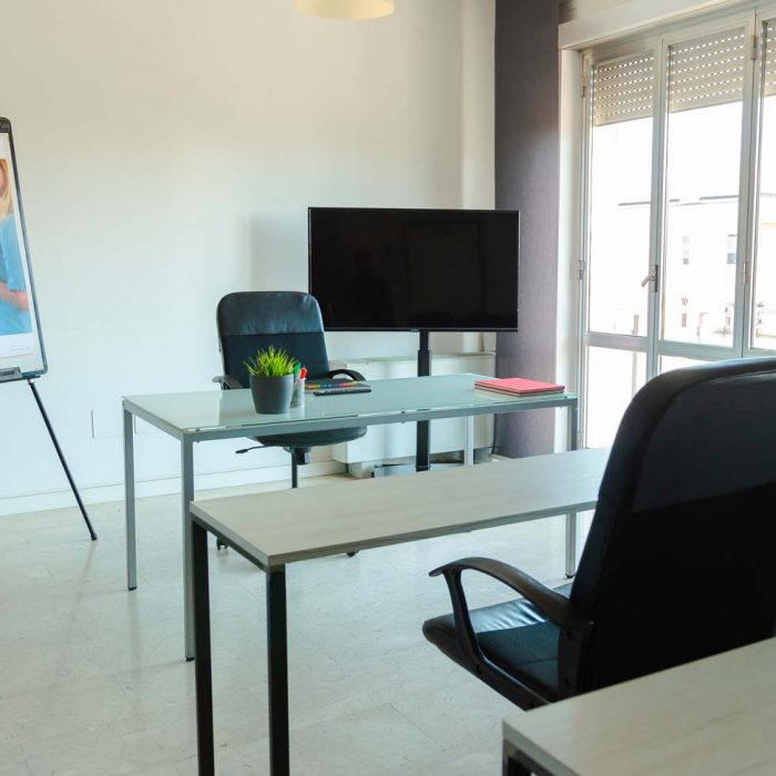 Sala per corsi di formazione Coworking Piacenza